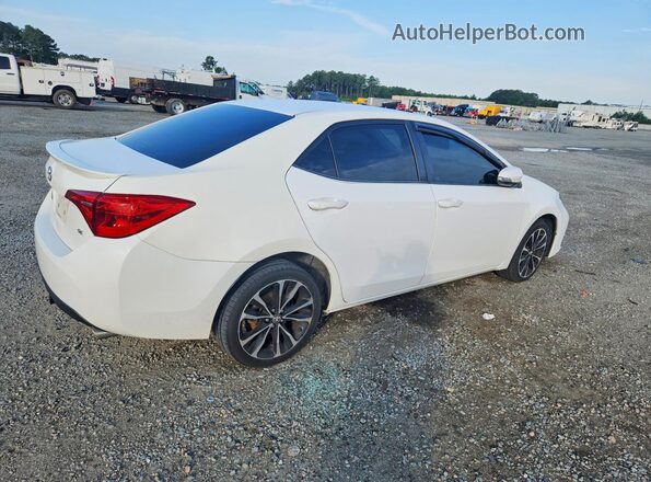 2T1BURHE6JC032038 2018 TOYOTA COROLLA Белый Задняя правая четверть