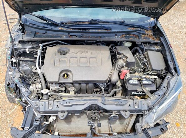 2T1BURHE6JC074337 2018 TOYOTA COROLLA Black Սալոնի հետևի տեսք