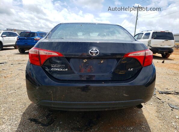 2T1BURHE6JC074337 2018 TOYOTA COROLLA Black Հետևի տեսք