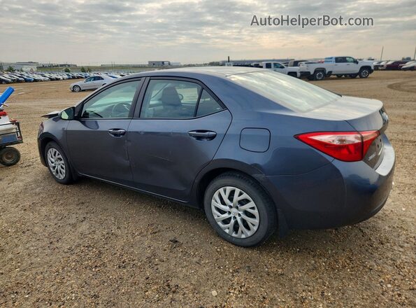 2T1BURHE6JC075505 2018 TOYOTA COROLLA Синий Задняя левая четверть