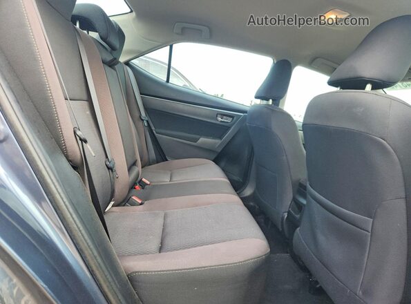 2T1BURHE6JC075505 2018 TOYOTA COROLLA Синий Вид задних сидений