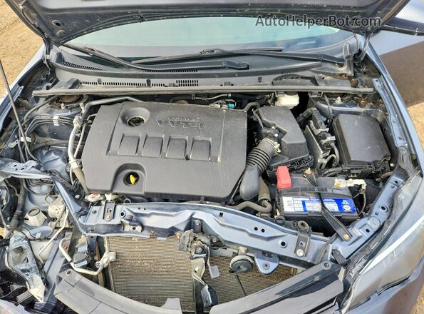 2T1BURHE6JC075505 2018 TOYOTA COROLLA Синий Вид задней части салона