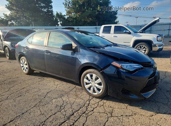 2T1BURHE6JC103903 2018 TOYOTA COROLLA Black Przód prawy