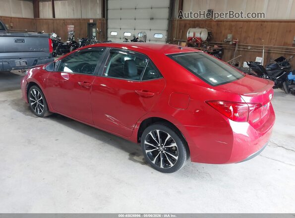 2T1BURHE6JC988913 2018 TOYOTA COROLLA Red Rear left
