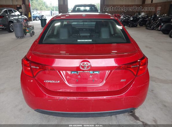 2T1BURHE6JC988913 2018 TOYOTA COROLLA Red 