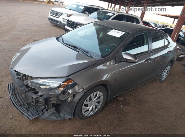 2T1BURHE6KC148728 2019 TOYOTA COROLLA Серый Передняя левая четверть