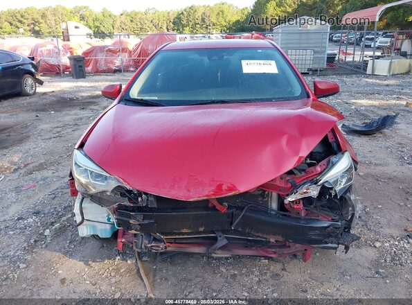 2T1BURHE6KC162581 2019 TOYOTA COROLLA Red Front view