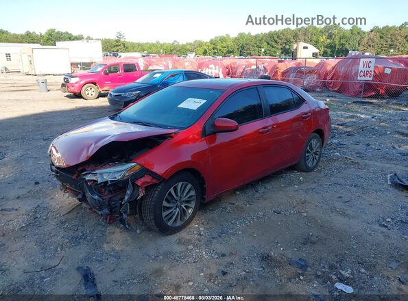 2T1BURHE6KC162581 2019 TOYOTA COROLLA Red Front left