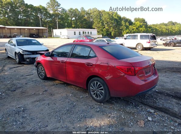 2T1BURHE6KC162581 2019 TOYOTA COROLLA Red Rear left