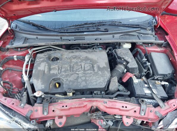 2T1BURHE6KC162581 2019 TOYOTA COROLLA Red Rear view
