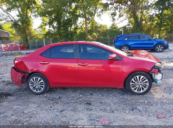 2T1BURHE6KC162581 2019 TOYOTA COROLLA Red Rear interior view