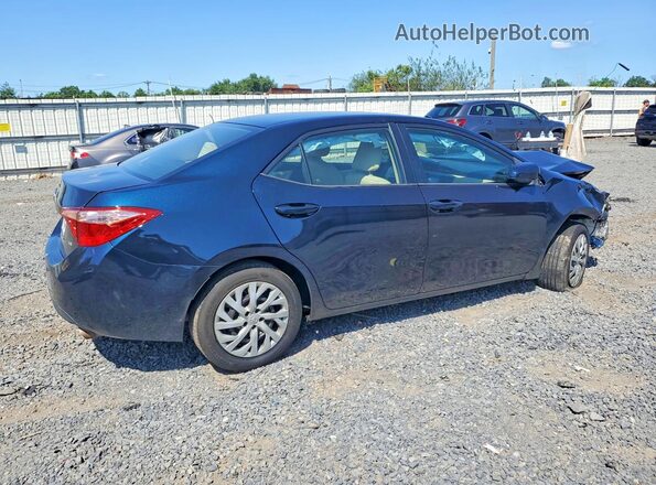 2T1BURHE6KC185536 2019 TOYOTA COROLLA Blue Rear right
