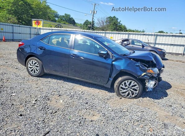 2T1BURHE6KC185536 2019 TOYOTA COROLLA Blue Front right