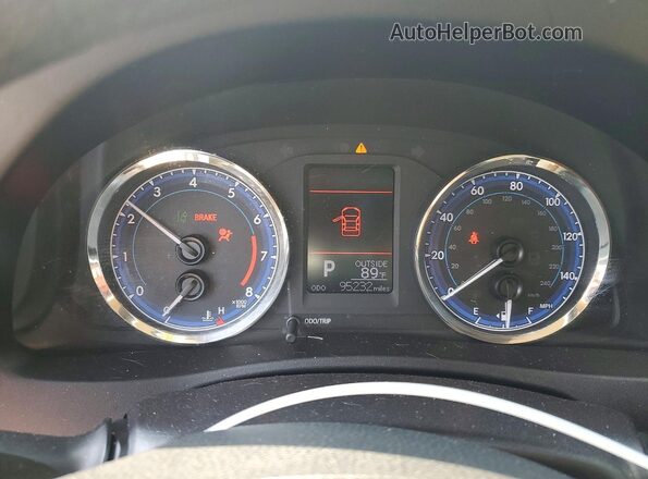 2T1BURHE6KC185536 2019 TOYOTA COROLLA Blue Instrument cluster view
