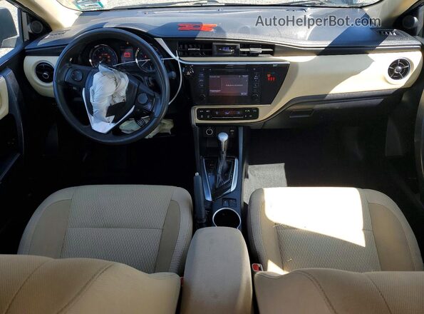 2T1BURHE6KC185536 2019 TOYOTA COROLLA Blue Dashboard view
