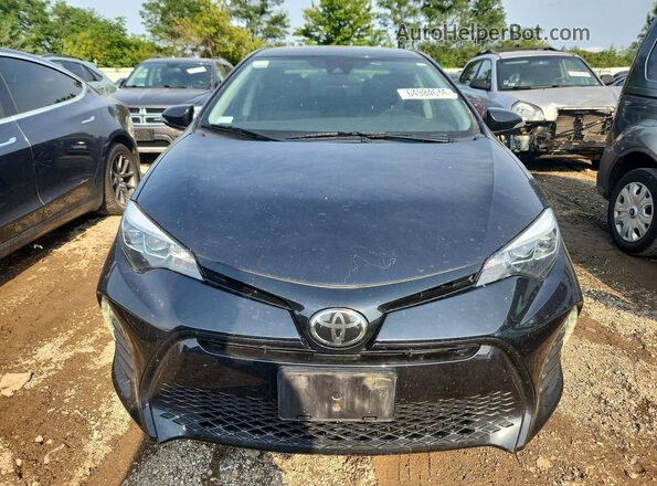 2T1BURHE6KC190302 2019 TOYOTA COROLLA Black Widok z przodu