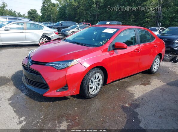 2T1BURHE6KC210466 2019 TOYOTA COROLLA Красный Передняя левая четверть