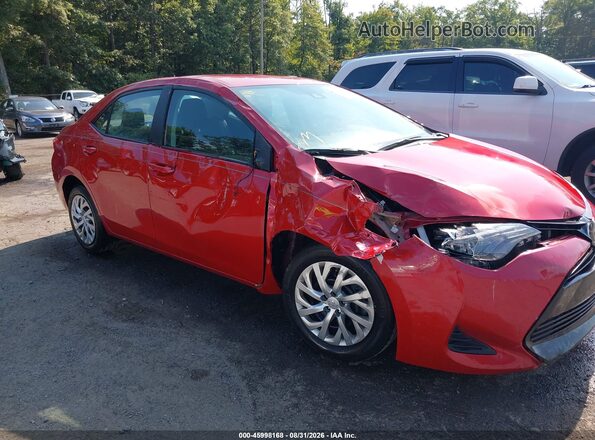 2T1BURHE6KC210466 2019 TOYOTA COROLLA Красный Вид спереди