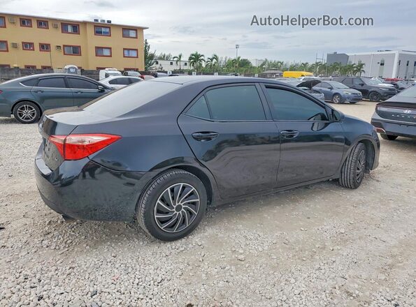 2T1BURHE6KC215697 2019 TOYOTA COROLLA Black Հետևի աջ