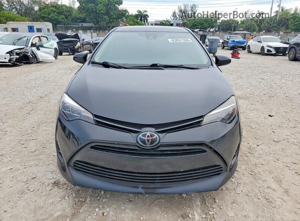 2T1BURHE6KC215697 2019 TOYOTA COROLLA Black Դիմացի տեսք
