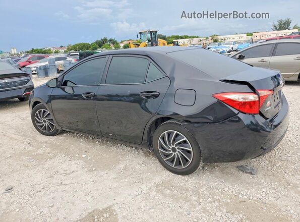 2T1BURHE6KC215697 2019 TOYOTA COROLLA Black Հետևի ձախ