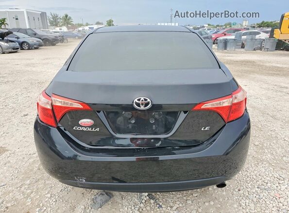 2T1BURHE6KC215697 2019 TOYOTA COROLLA Black Հետևի տեսք