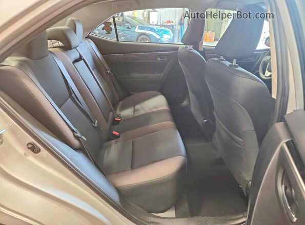 2T1BURHE6KC246657 2019 TOYOTA COROLLA Серебряный Вид задних сидений