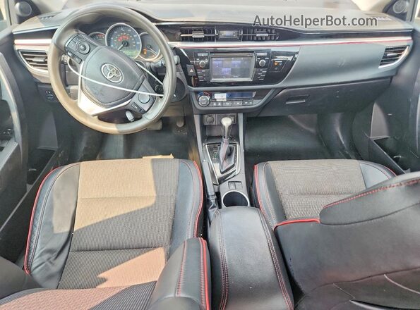 2T1BURHE7GC500853 2016 TOYOTA COROLLA Black Dashboard view