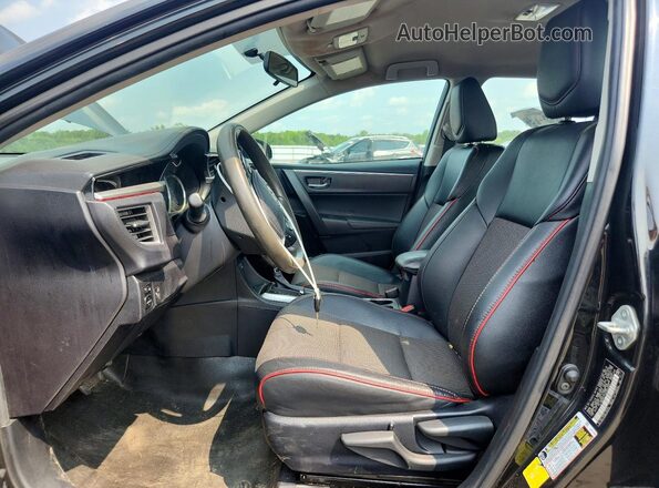 2T1BURHE7GC500853 2016 TOYOTA COROLLA Black Front interior view