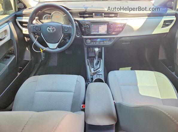 2T1BURHE7GC540916 2016 TOYOTA COROLLA Gray წინა პანელის ხედი