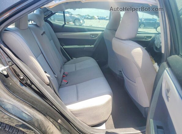 2T1BURHE7GC566013 2016 TOYOTA COROLLA Black უკანა სავარძლების ხედი