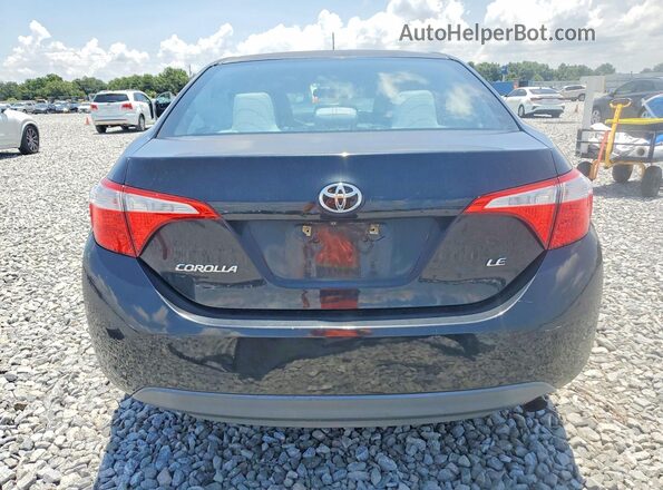 2T1BURHE7GC566013 2016 TOYOTA COROLLA Black უკანა ხედი
