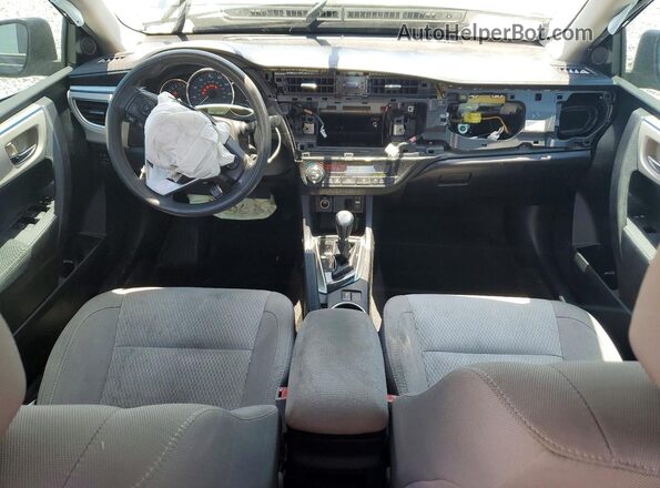 2T1BURHE7GC566013 2016 TOYOTA COROLLA Black წინა პანელის ხედი