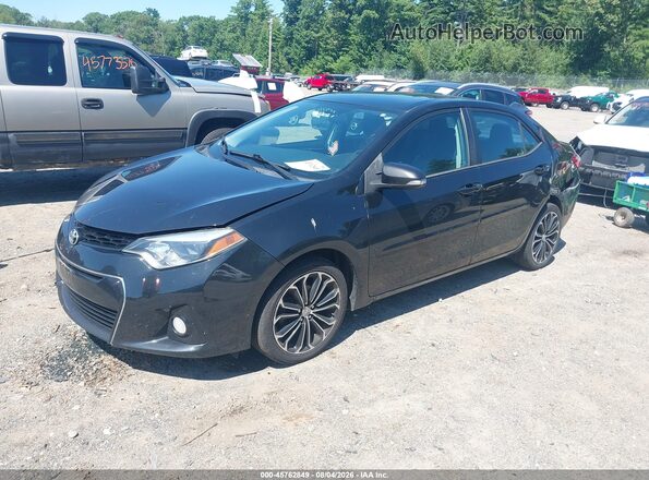 2T1BURHE7GC571079 2016 TOYOTA COROLLA Black Przód lewy