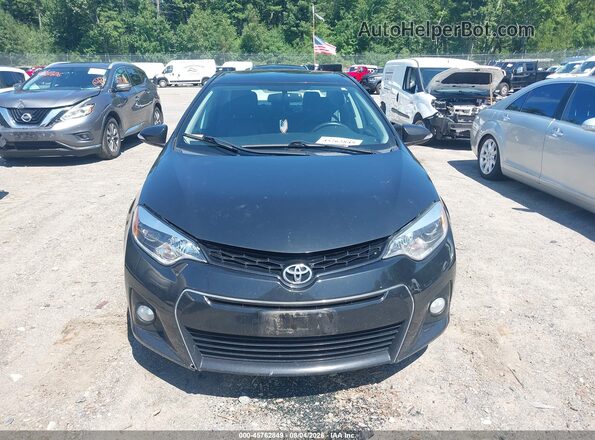2T1BURHE7GC571079 2016 TOYOTA COROLLA Black Widok zestawu wskaźników