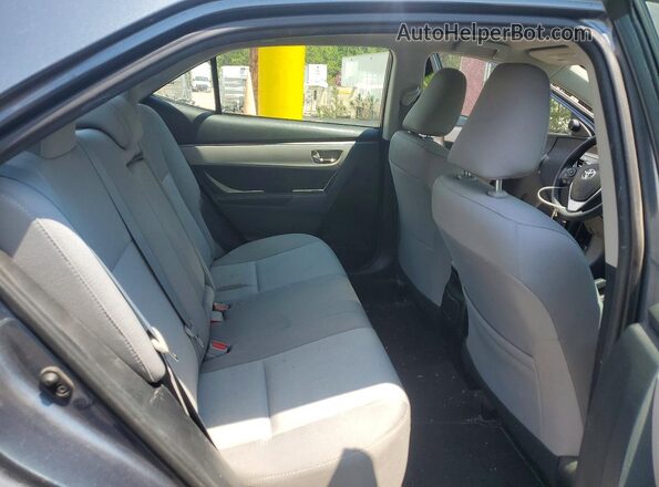 2T1BURHE7GC579327 2016 TOYOTA COROLLA Gray Вид задніх сидінь
