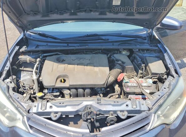2T1BURHE7GC579327 2016 TOYOTA COROLLA Gray Вид задньої частини салону