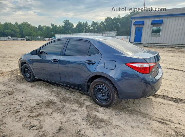 2T1BURHE7GC580266 2016 TOYOTA COROLLA Teal Հետևի ձախ