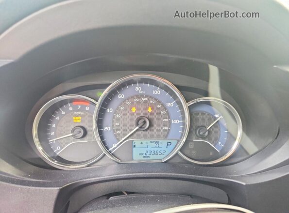 2T1BURHE7GC580266 2016 TOYOTA COROLLA Teal Սարքավորումների վահանակի տեսք