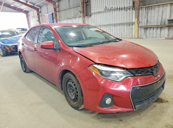 2T1BURHE7GC601620 2016 TOYOTA COROLLA Красный Передняя правая четверть