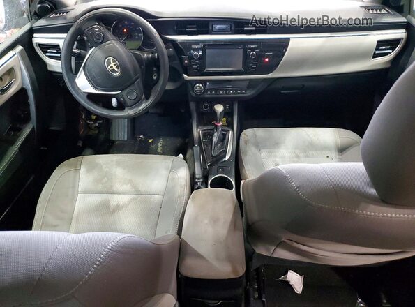 2T1BURHE7GC601620 2016 TOYOTA COROLLA Красный Вид панели приборов