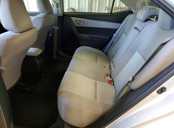 2T1BURHE7GC613315 2016 TOYOTA COROLLA Gray Вид задніх сидінь