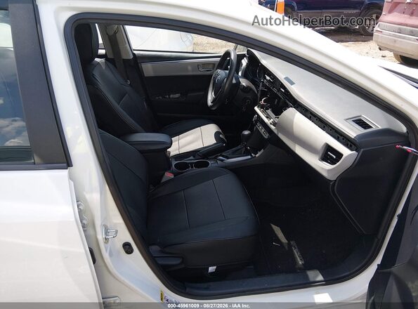 2T1BURHE7GC618398 2016 TOYOTA COROLLA White Front interior view