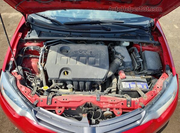 2T1BURHE7GC625058 2016 TOYOTA COROLLA Красный Вид задней части салона
