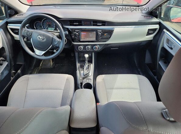 2T1BURHE7GC625058 2016 TOYOTA COROLLA Красный Вид панели приборов