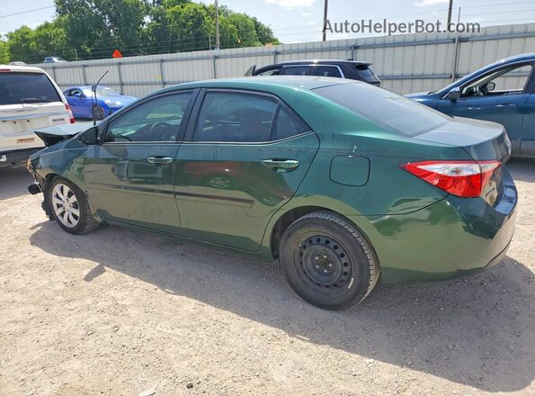 2T1BURHE7GC651501 2016 TOYOTA COROLLA Green Հետևի ձախ