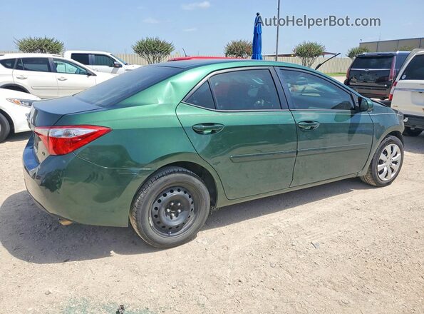 2T1BURHE7GC651501 2016 TOYOTA COROLLA Green Հետևի աջ