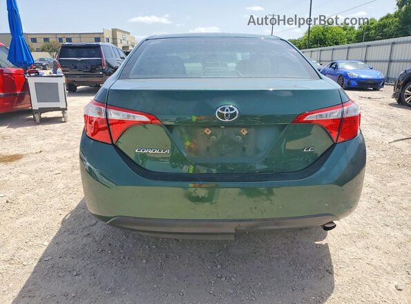 2T1BURHE7GC651501 2016 TOYOTA COROLLA Green Հետևի տեսք