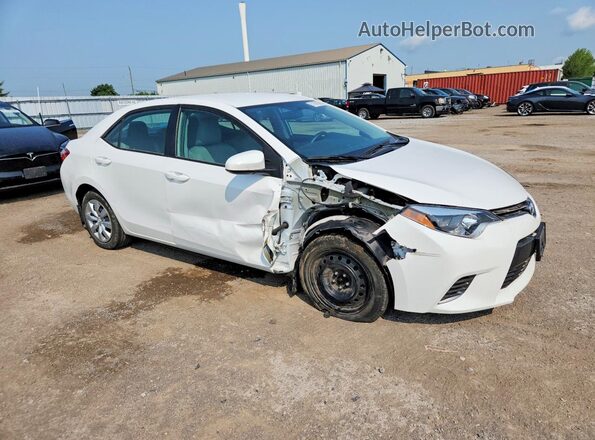 2T1BURHE7GC687382 2016 TOYOTA COROLLA White Առջևի աջ