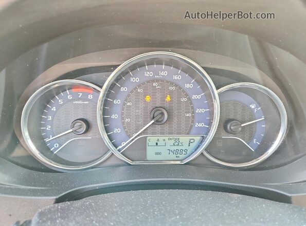 2T1BURHE7GC687382 2016 TOYOTA COROLLA White Սարքավորումների վահանակի տեսք